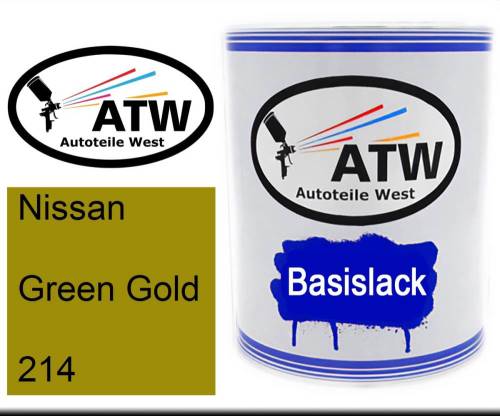 Nissan, Green Gold, 214: 1L Lackdose, von ATW Autoteile West.